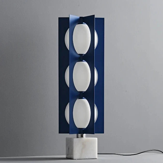 Marble Base Ball Lamp - Italian Design Blue Geometry Floor Lamp