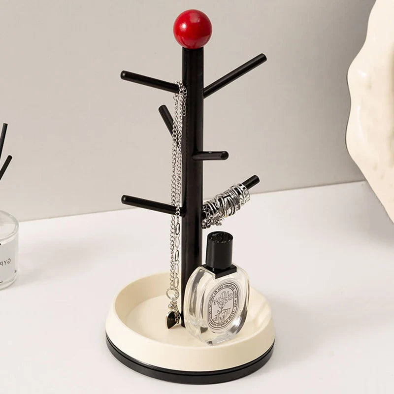 Rotatable Mug Rack | Acrylic Retro Coffee Display Stand