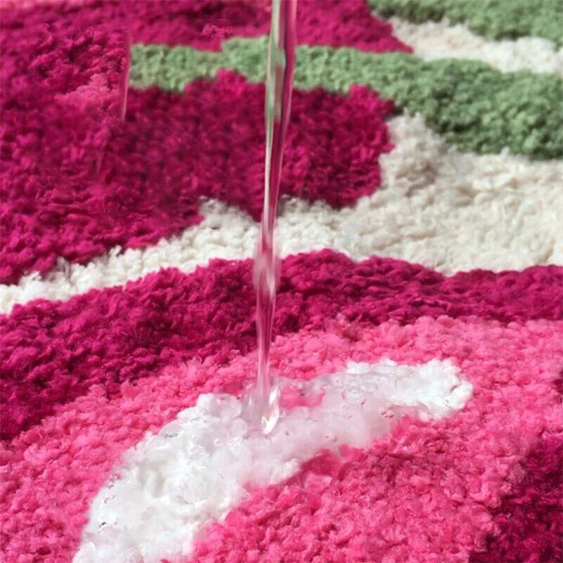 Wild Cherry Bath Mat – Soft Absorbent Bathroom Floor Mat