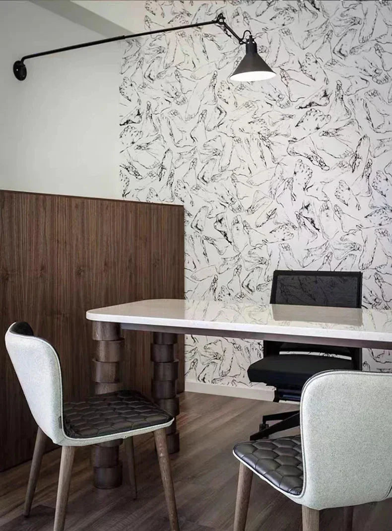 Industrial Wall Lamp - Flexible Arm Metal Aluminum Light