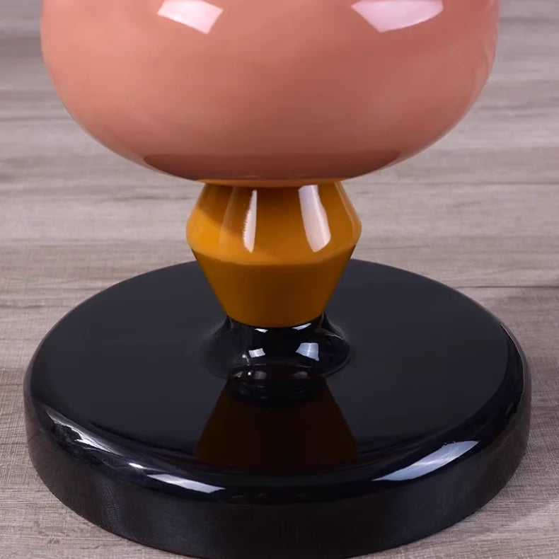 Modular Side Table - Color Stack Pedestal Design