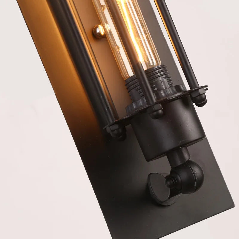 Industrial Wall Lamp - Retro Lantern Light Fixture