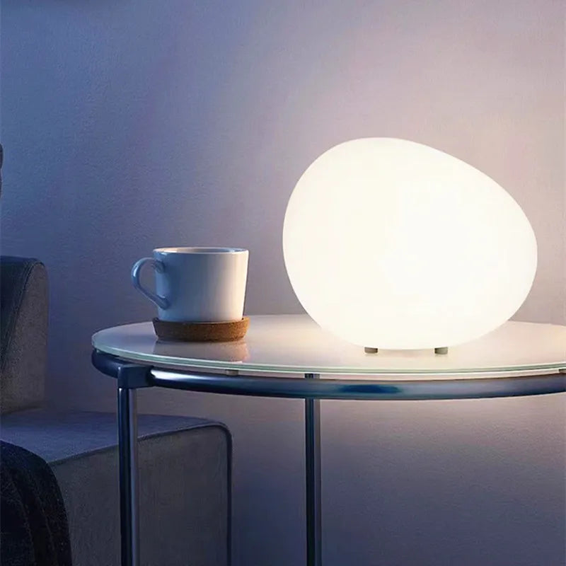Minimalistic Table Lamp - Stone Shape Atmosphere Lighting