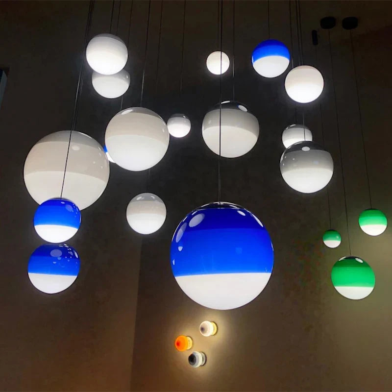 Nordic Pendant Lamp | Elegant Candy Glass Ceiling Fixture