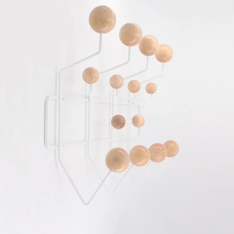 Retro Wall Hanger - Vintage Ball Hook Rack