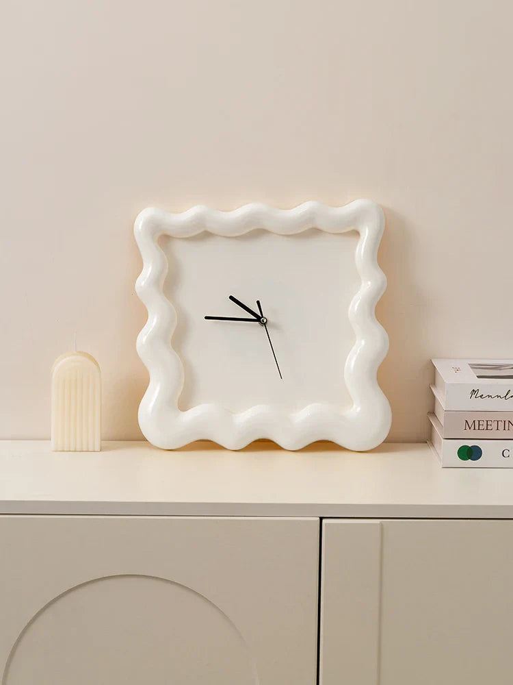 Cloud Frame Wall Clock - Modern Kids Room Decor