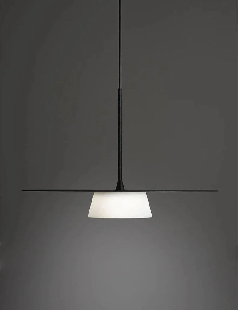 Pendant Ceiling Light - Thin Round Metal Plate Modern LED
