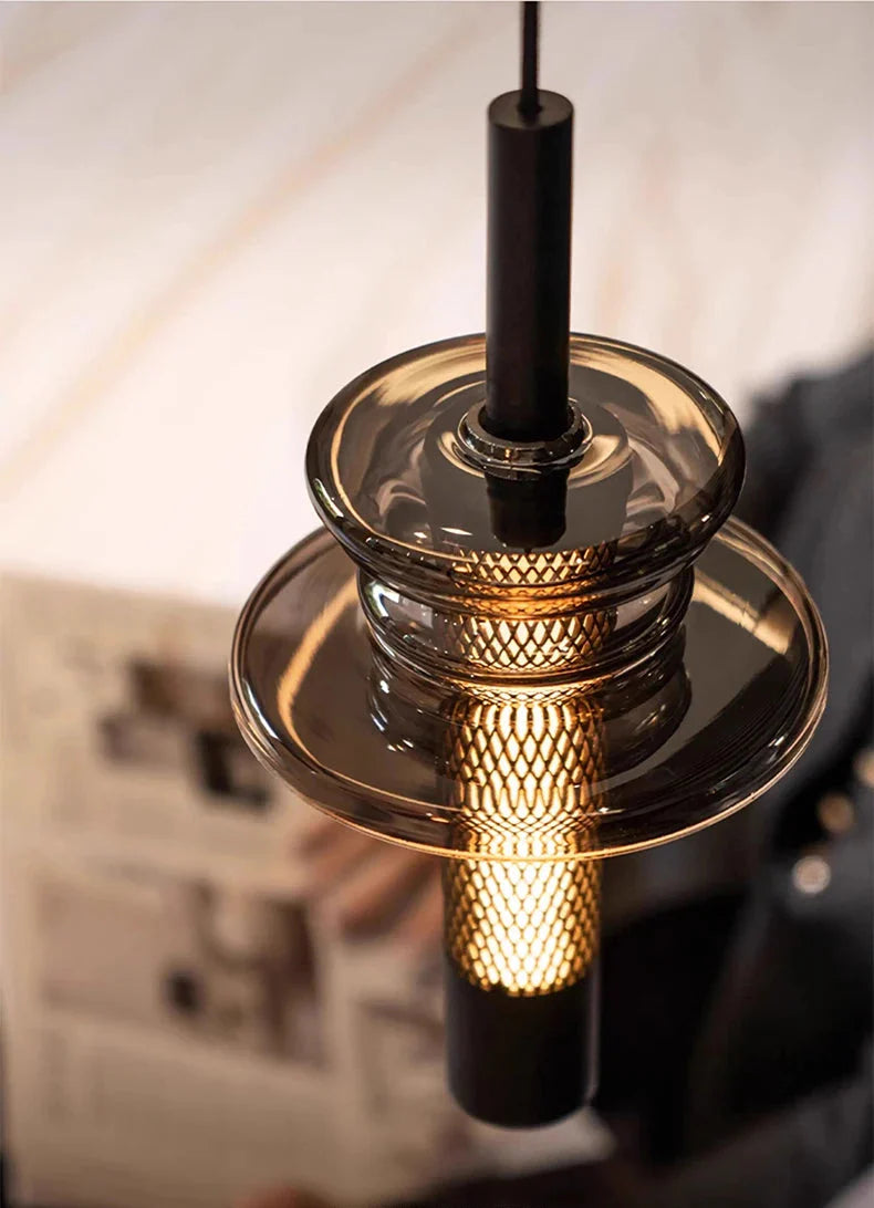 Italian Mesh Pendant Light – Modern Ceiling Lamp with Adjustable Wire