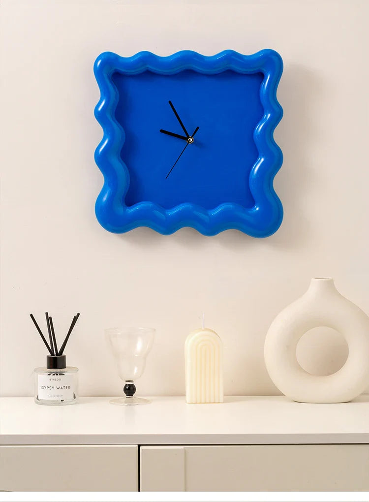 Cloud Frame Wall Clock - Modern Kids Room Decor