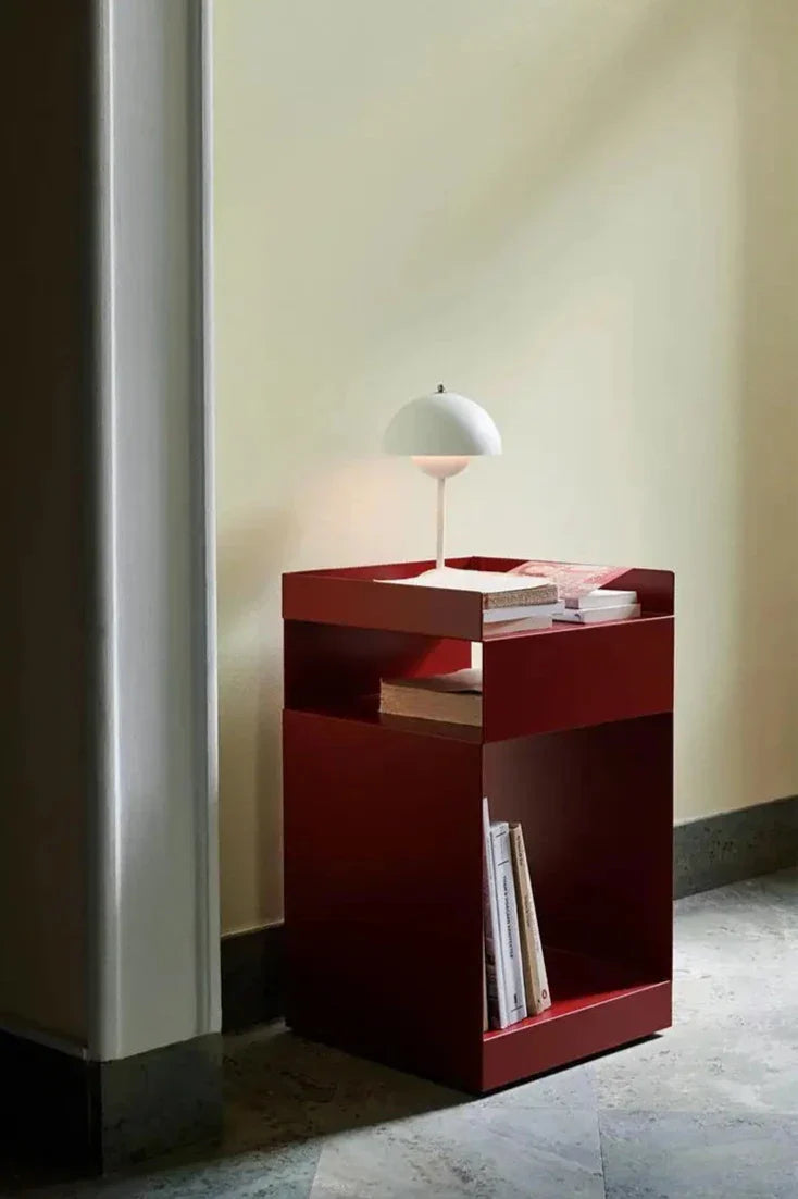 Metal Origami Side Table - Modern Nordic Accent