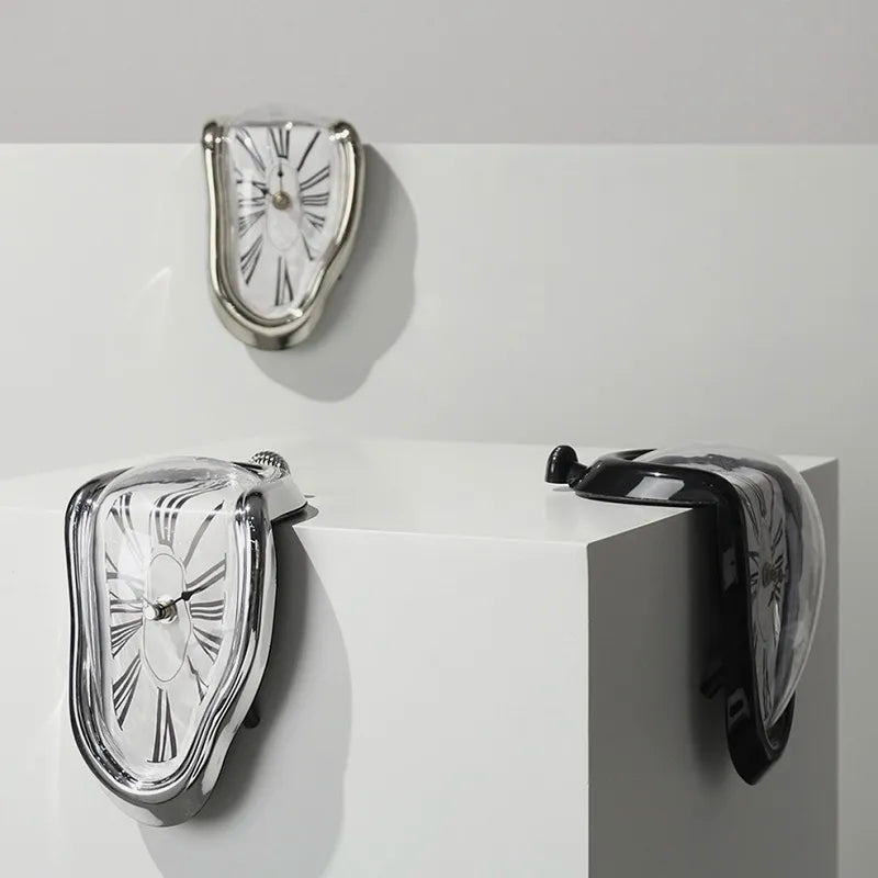 Salvador Dali Melting Clock | Surrealist Silent Desk Clock