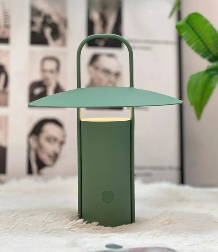 Aluminum Outdoor Table Lamp – Portable Cordless LED Light