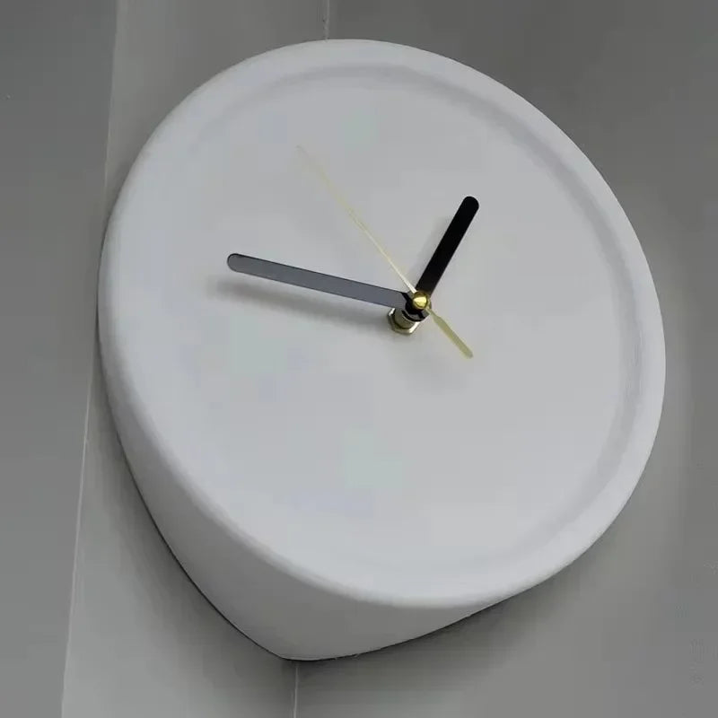 Corner Angle Clock - Modern ABS Design 8x8"