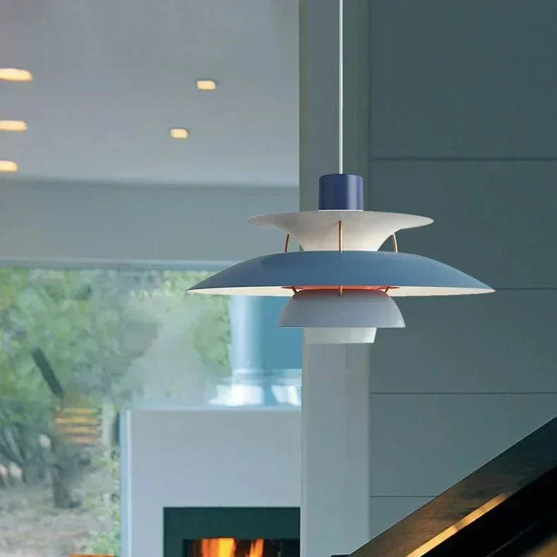 Color Umbrella Ceiling Fixture - Modern Scandinavian Lamp