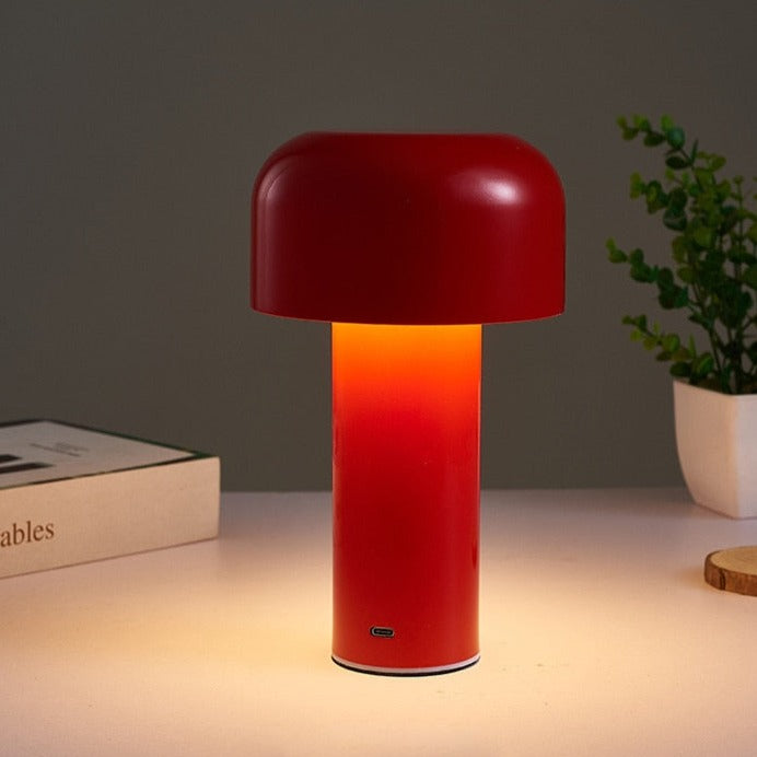 Retro Mushroom Lamp - Cordless Table Lamp