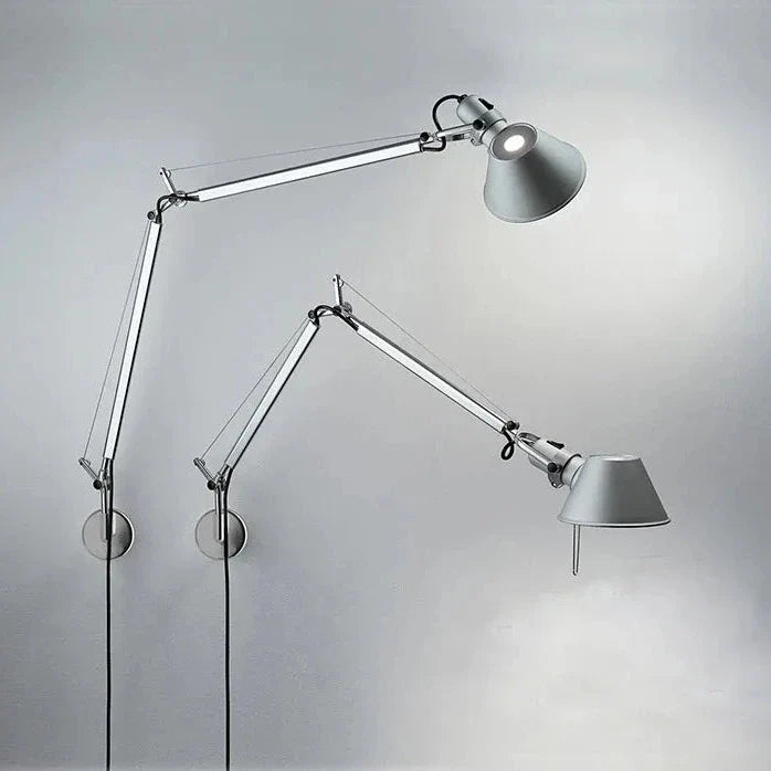 Industrial Wall Lamp | Corded Foldable Arm Sconce Light