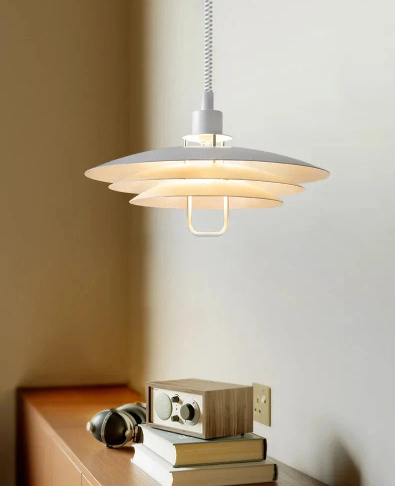 Layered Pendant Light - Telescopic Ceiling Lamp, Adjustable Height