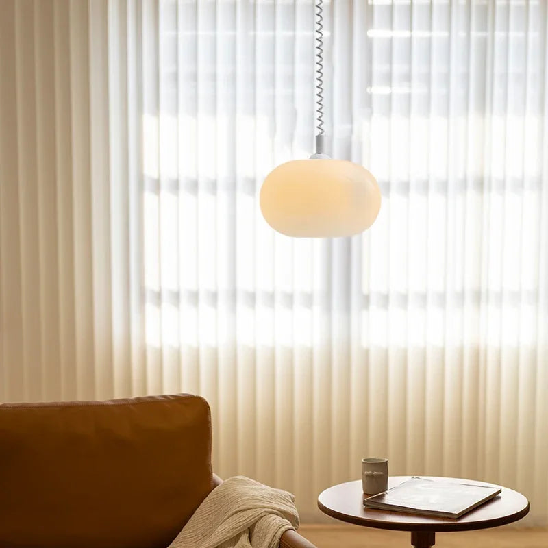 Retro Pendant Lamp – Colorful Coil Nordic Lighting Fixture
