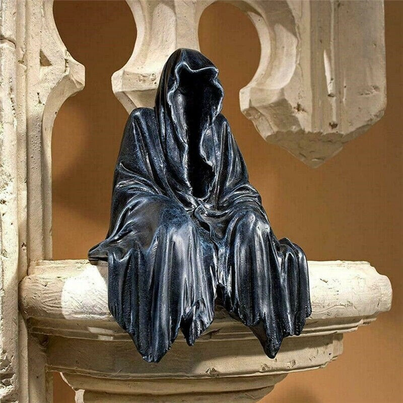 Grim Reaper Statue | Spooky Halloween Dark Fantasy Decor
