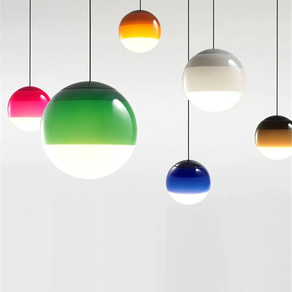 Nordic Pendant Lamp | Elegant Candy Glass Ceiling Fixture