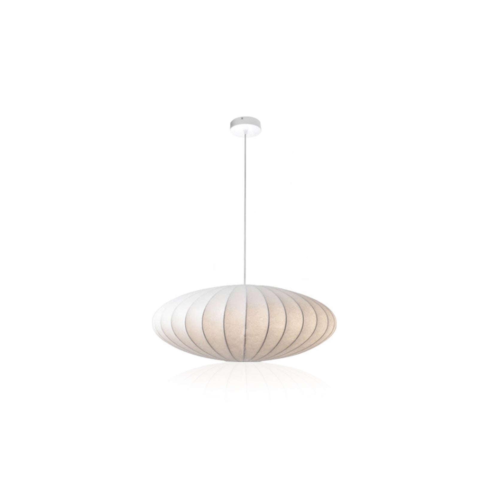Japanese Silk Chandelier | Elegant Wabi-Sabi Ceiling Lamp