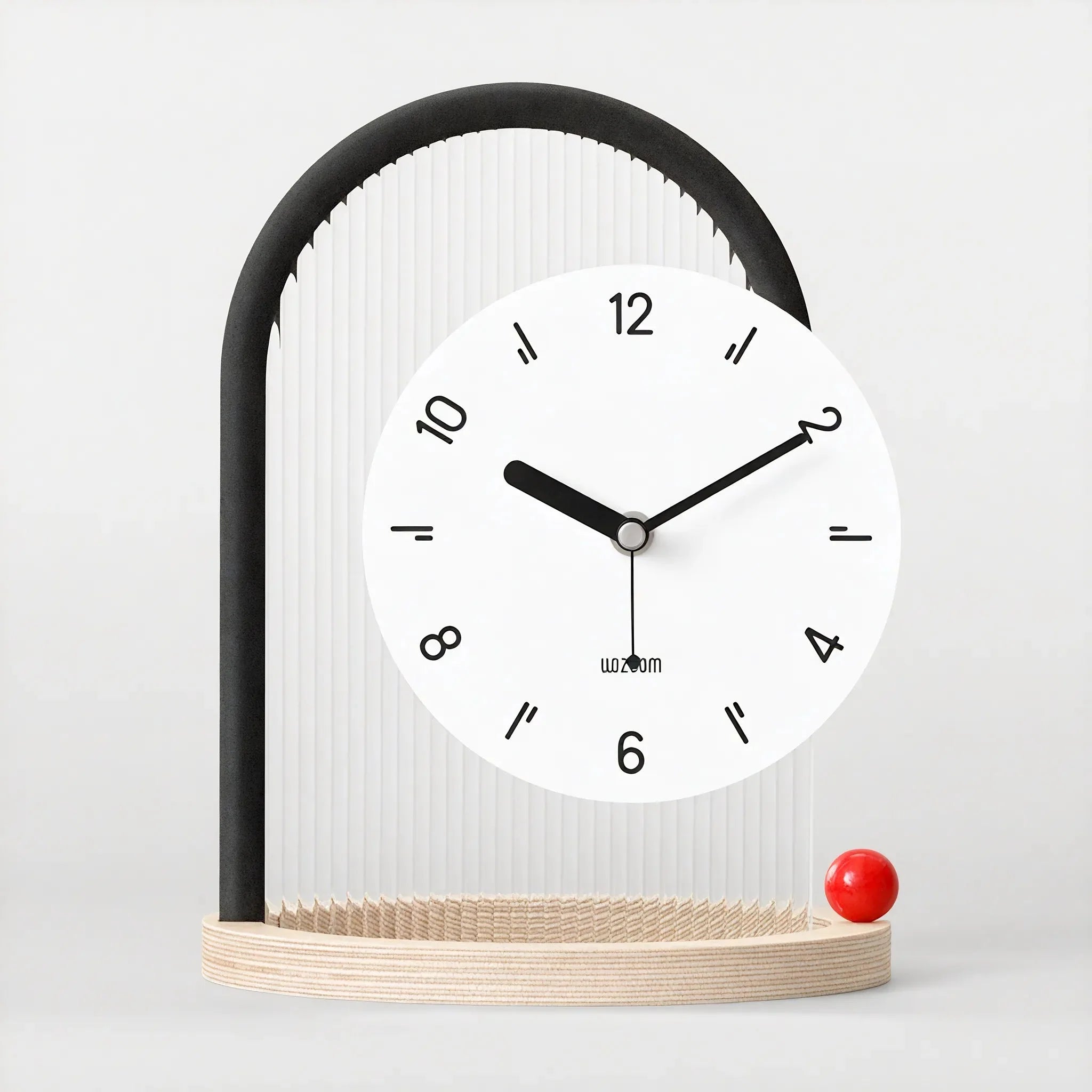 Sleek Arch-Frame Table Clock