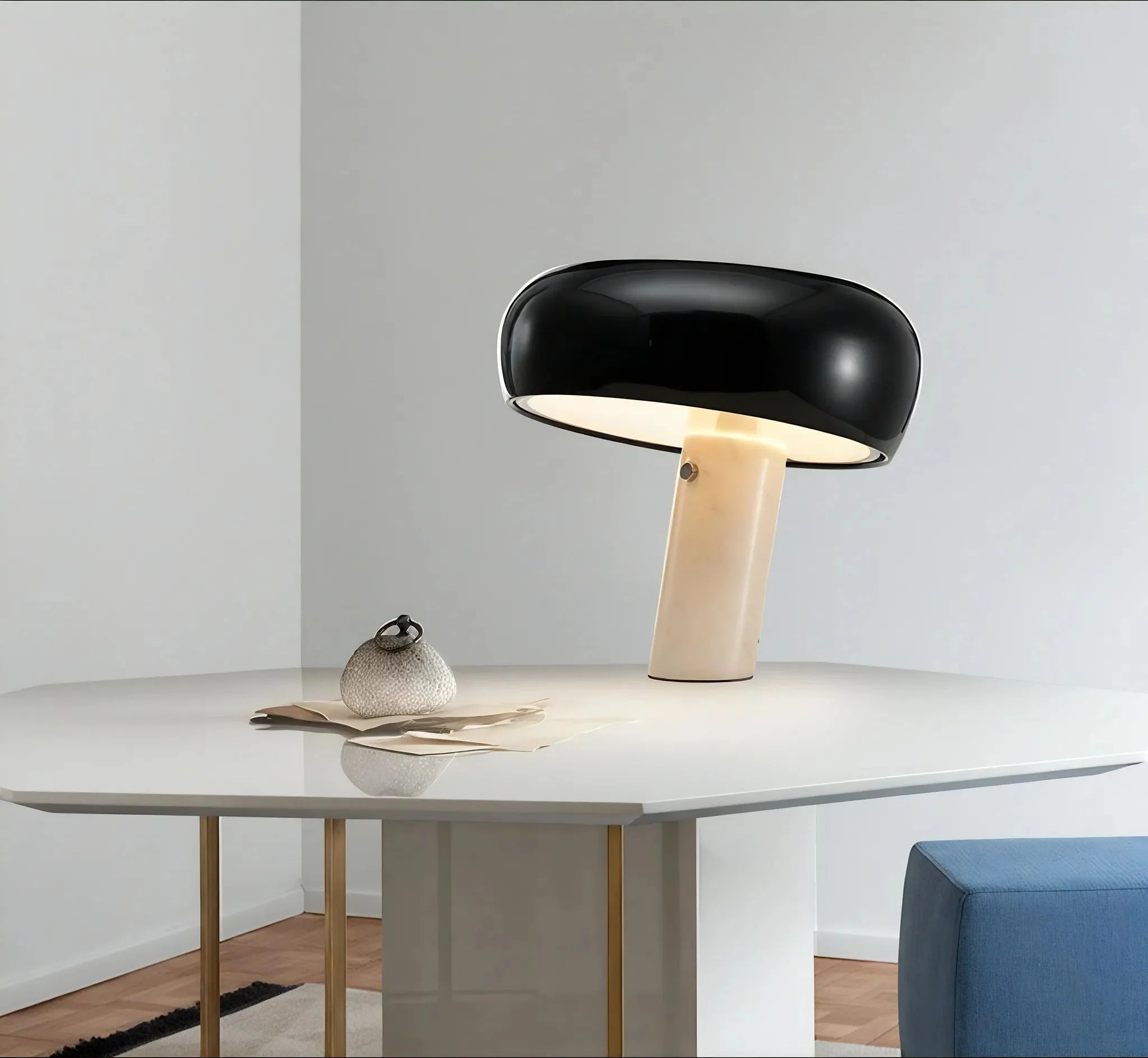 SNOOPY | Retro Marble Table Lamp