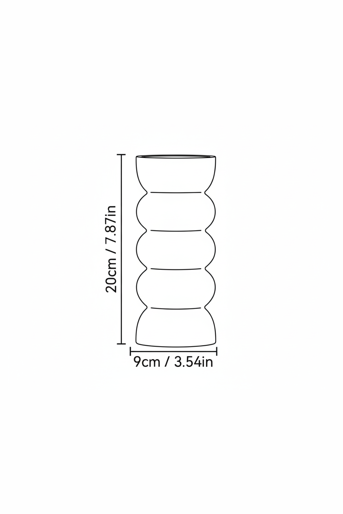 UNDULA | Ripple Elegance Ceramic Vase