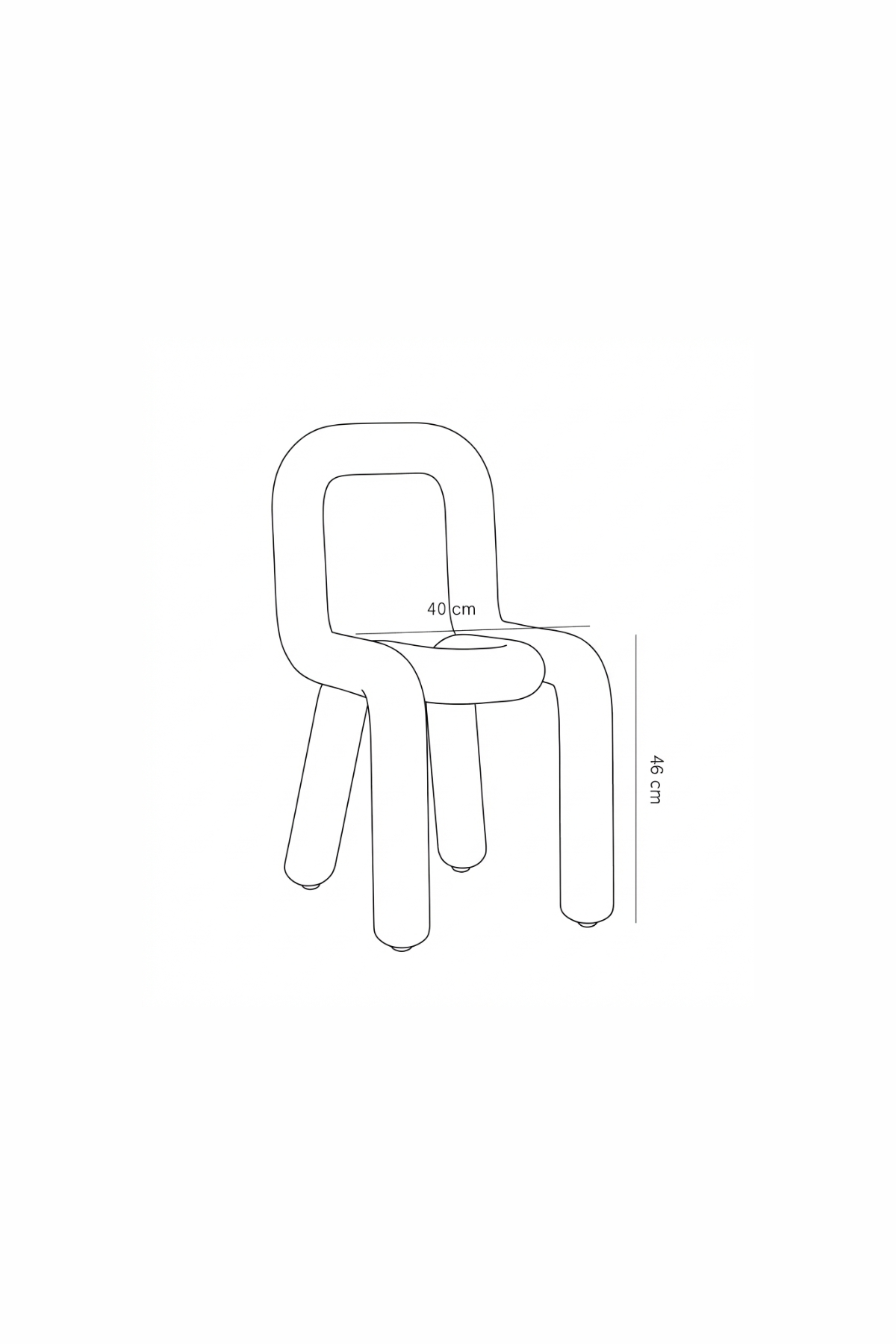 FUNKY FORM | The Sculptural Bouclé Loop Chair