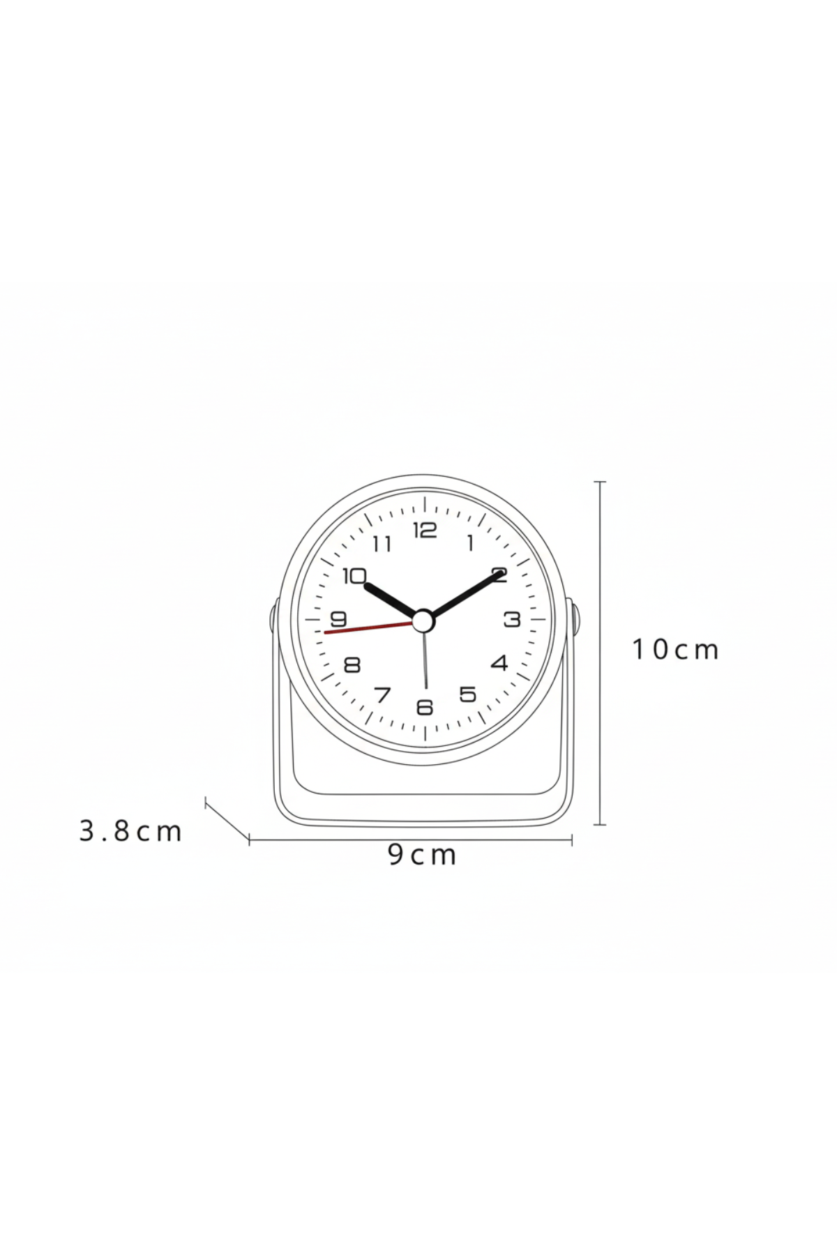 CLASSIC POP | Retro-Chic Silent Alarm Clock