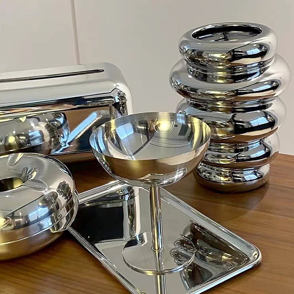 Stainless Steel Bowl - Dessert & Salad Serving Dish