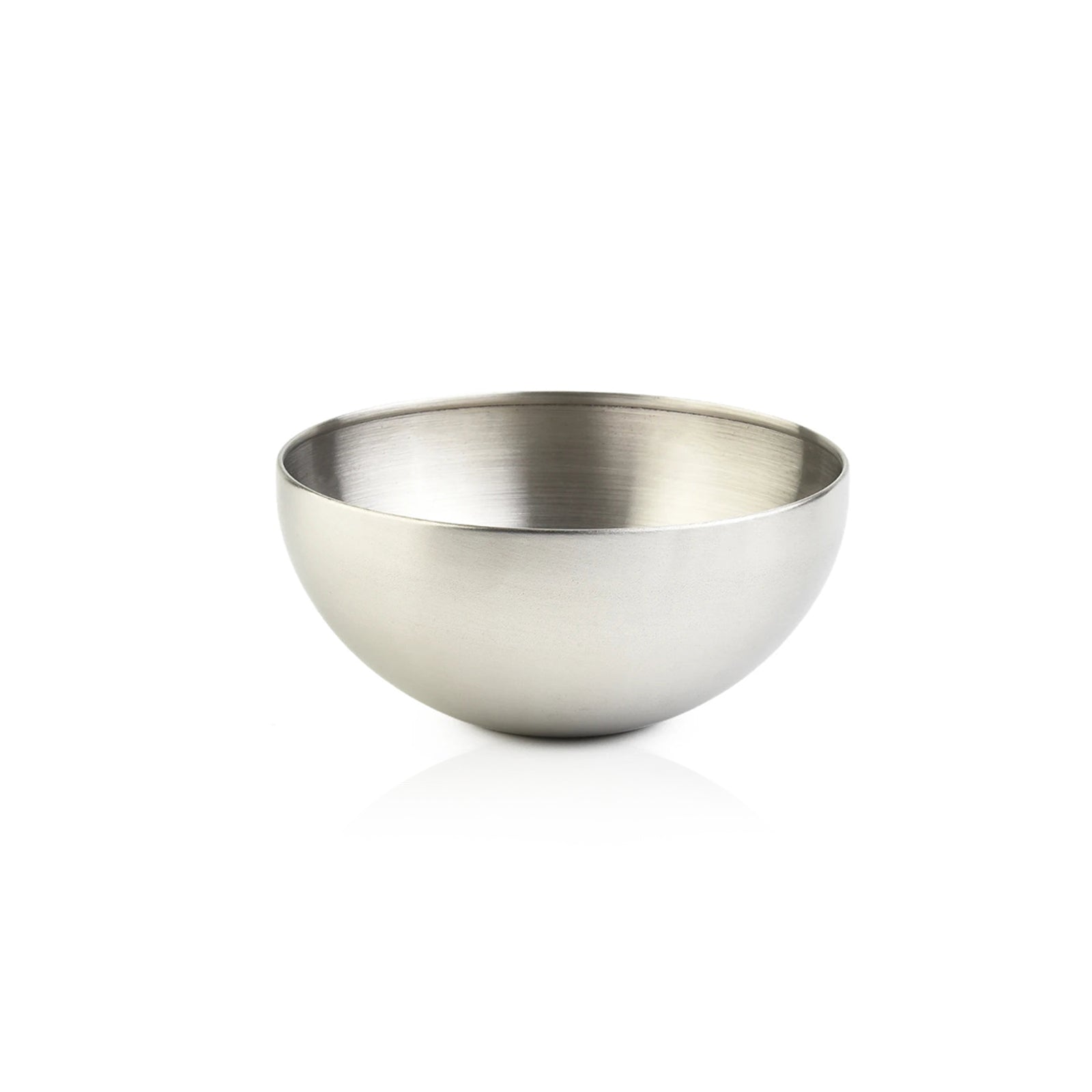 Stainless Steel Salad Bowl - Durable Double Layered Metal Bowl