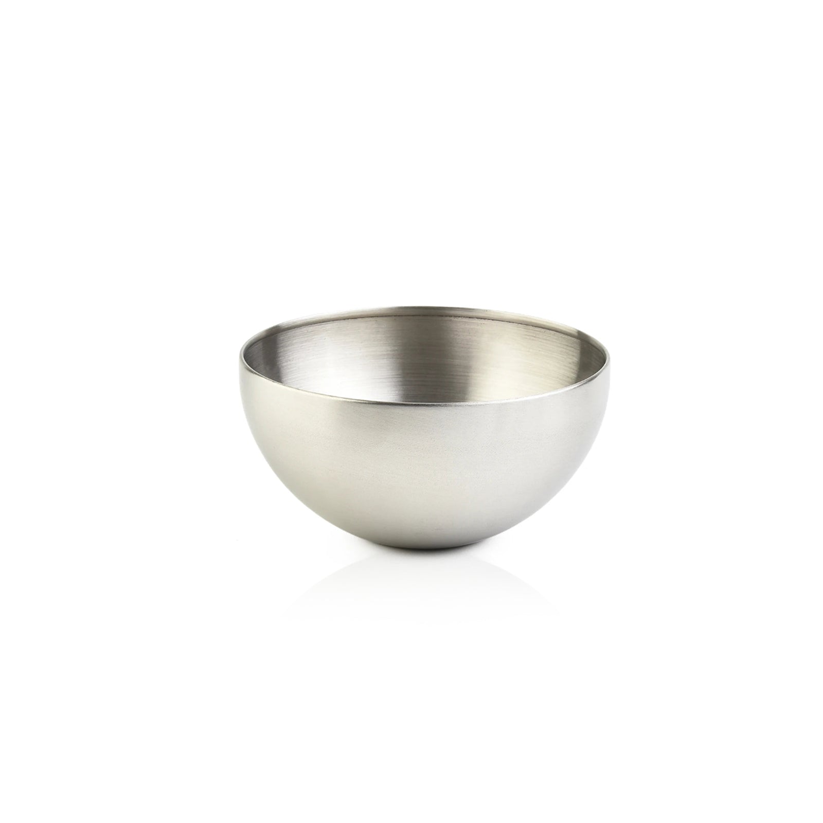 Stainless Steel Salad Bowl - Durable Double Layered Metal Bowl
