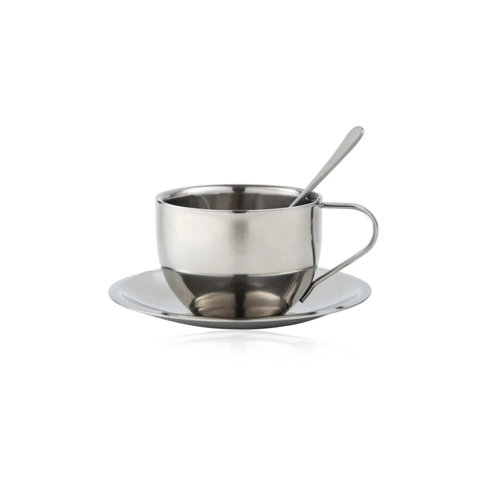 Thermal Tea Set - Stainless Steel Mug & Spoon