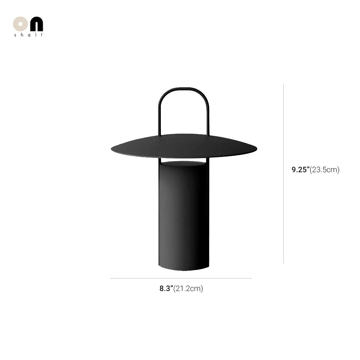 Aluminum Outdoor Table Lamp – Portable Cordless LED Light