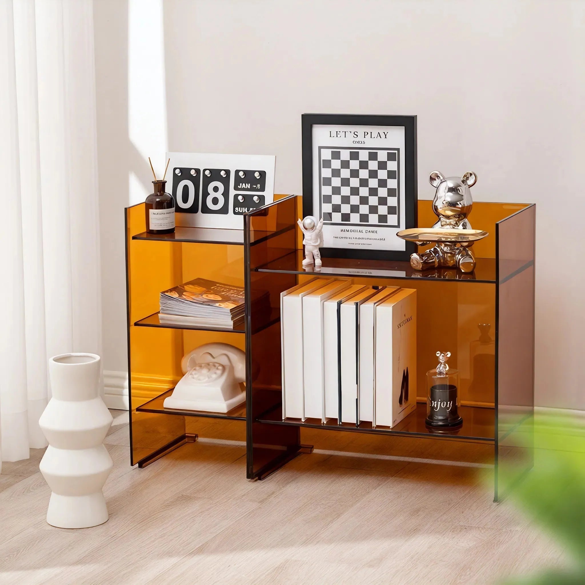 SUBTLE SPACES | Modern Acrylic Storage Shelf