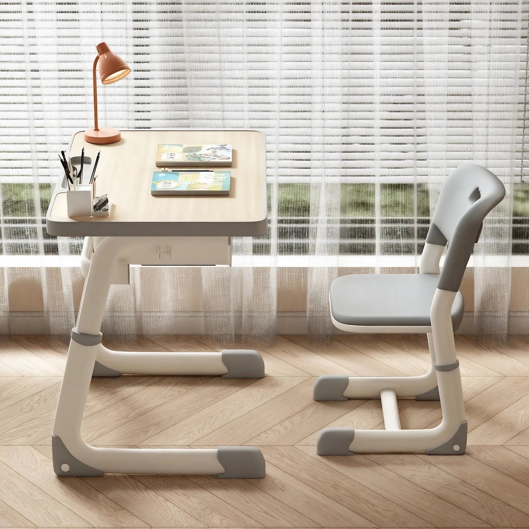 ELEGANT SCHOLAR | Adjustable Desk & Chair Set