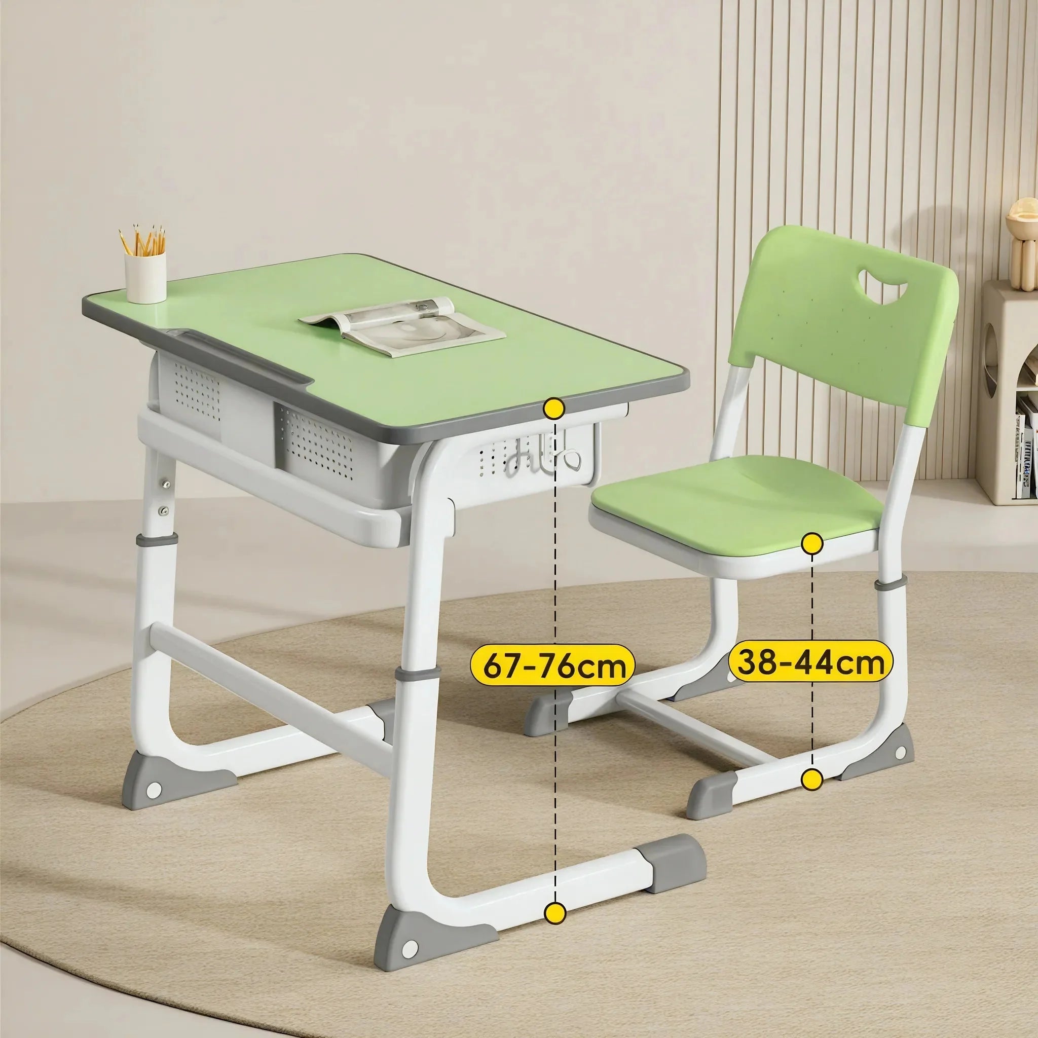ELEGANT SCHOLAR | Adjustable Desk & Chair Set