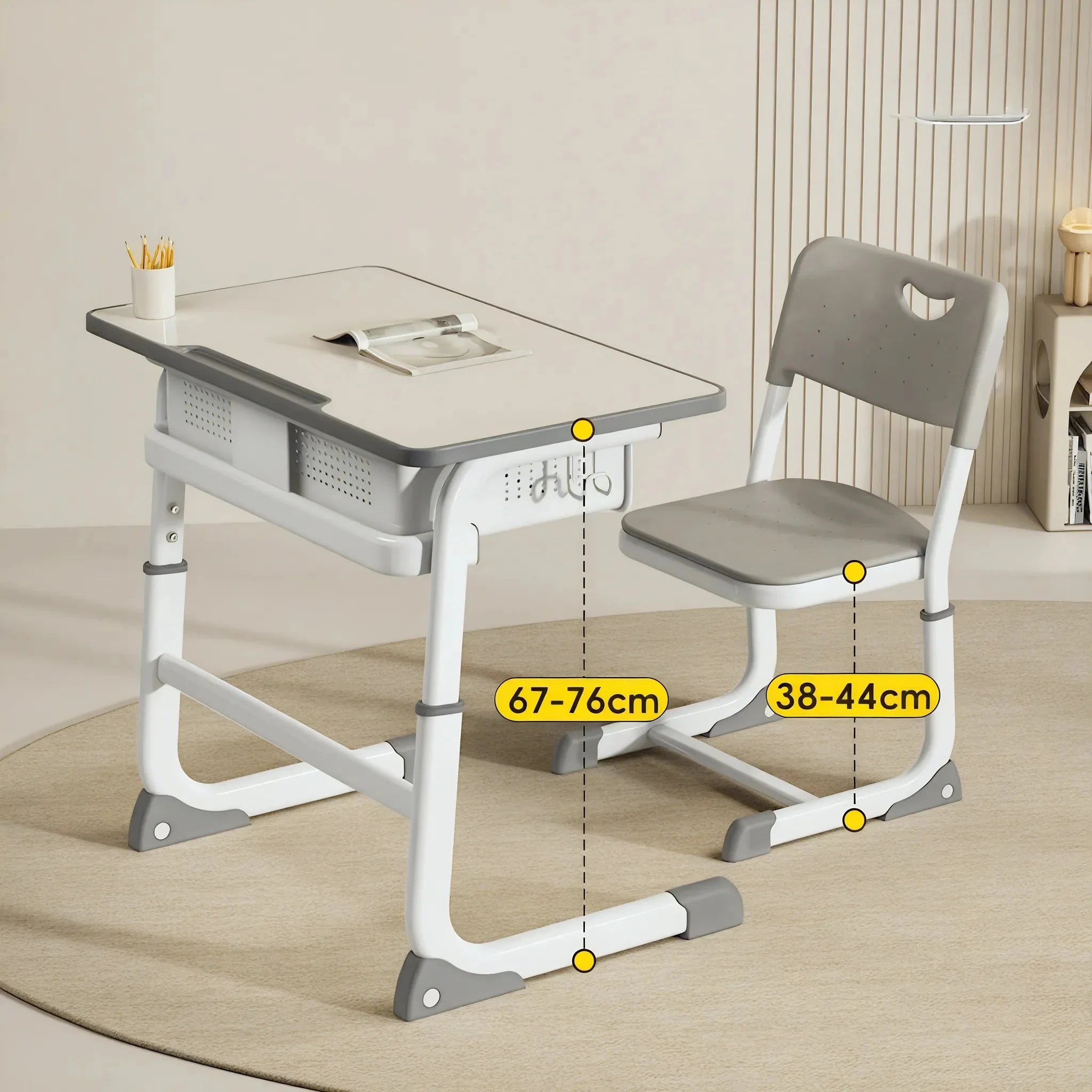 ELEGANT SCHOLAR | Adjustable Desk & Chair Set
