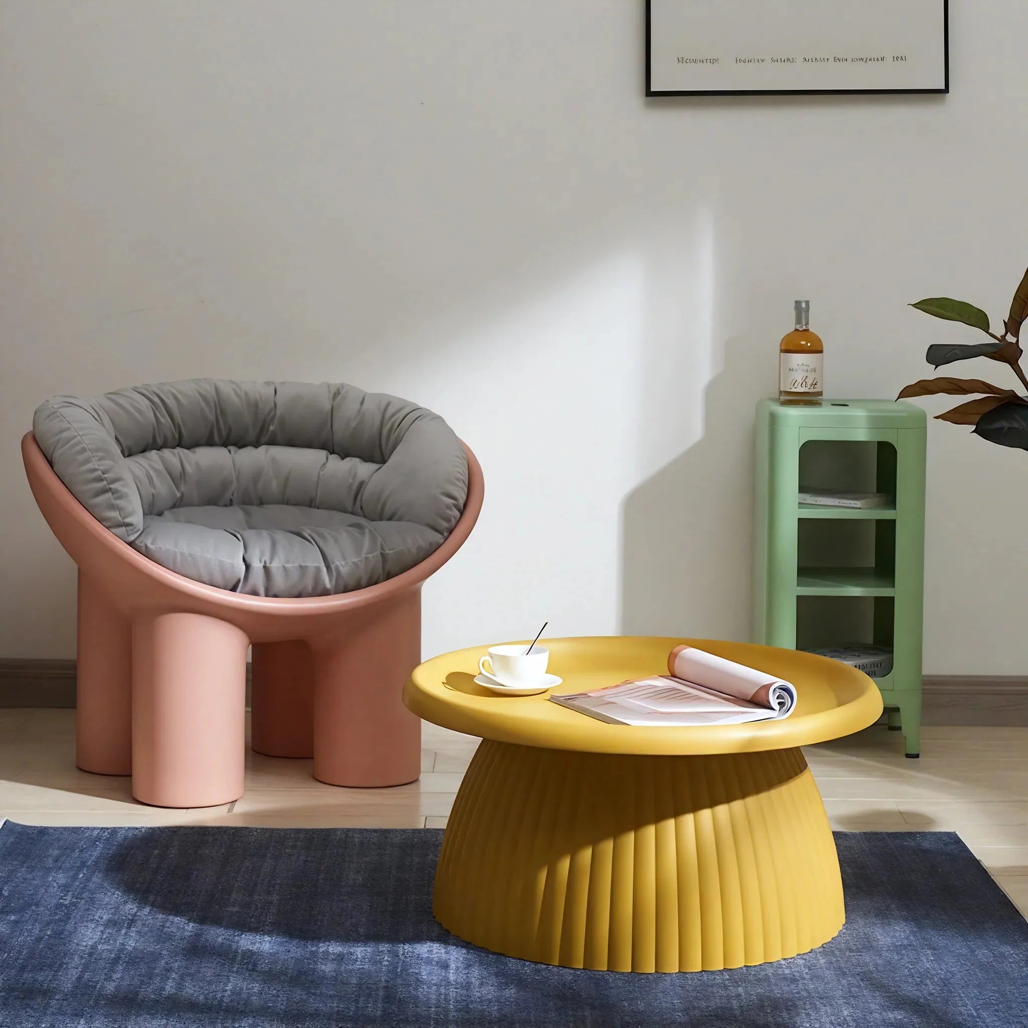 THE ROLY POLY | "Elephant Leg" Statement Armchair