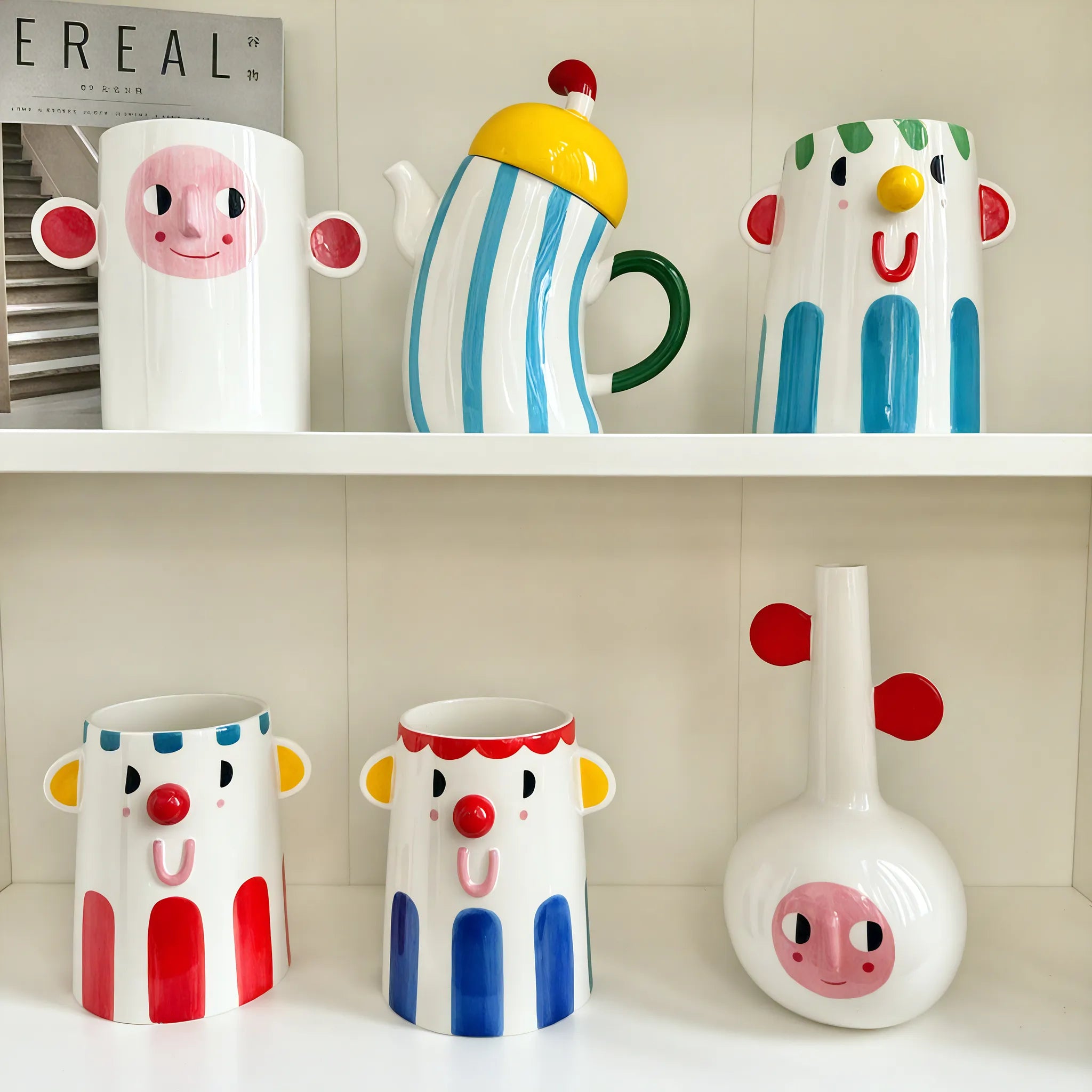 RANDIG | Patterned Ceramic Pitcher
