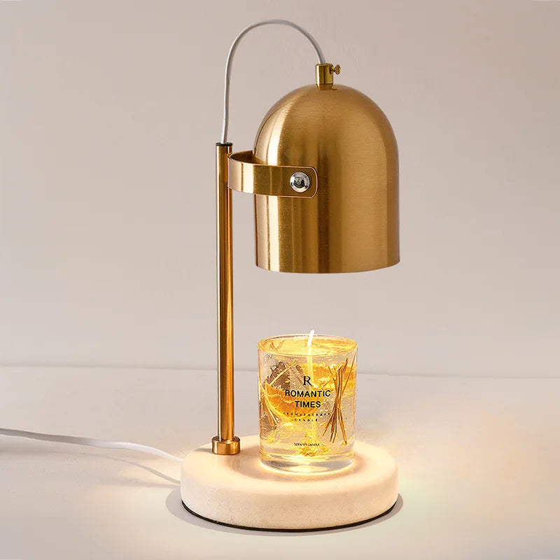 Luxury Candle Warmer - Gold Top Marble Base
