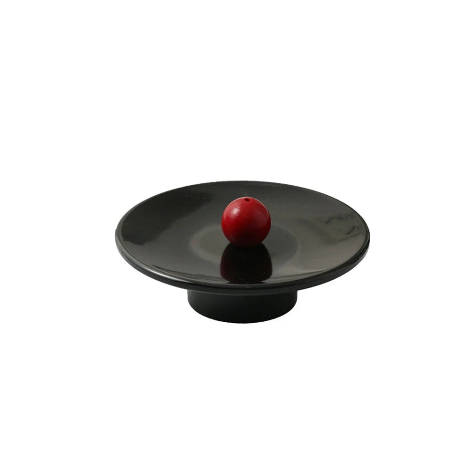 Wooden Incense Holder - Color Ball Resin Burner