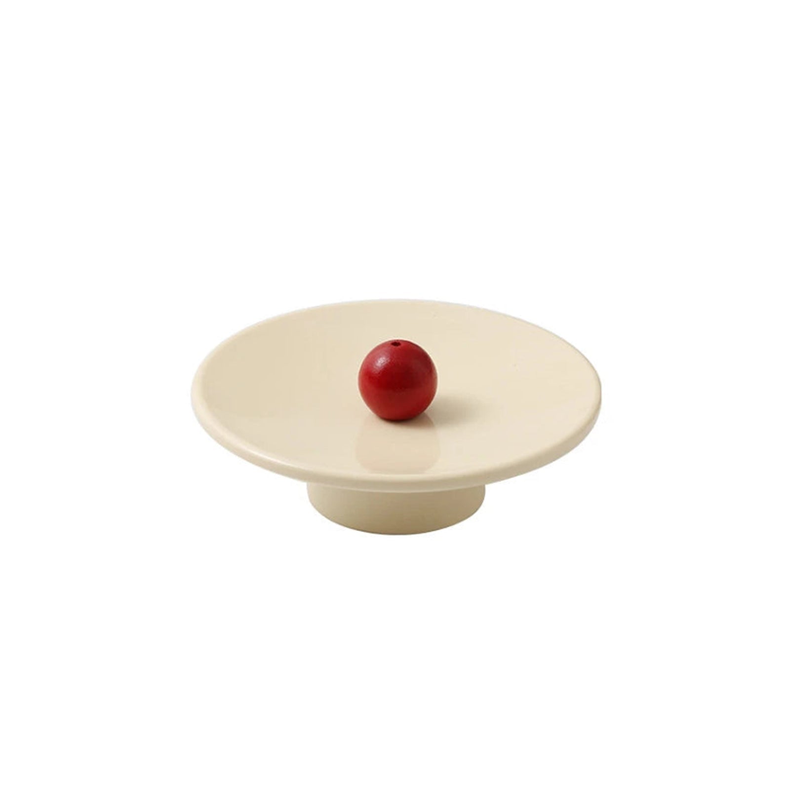 Wooden Incense Holder - Color Ball Resin Burner