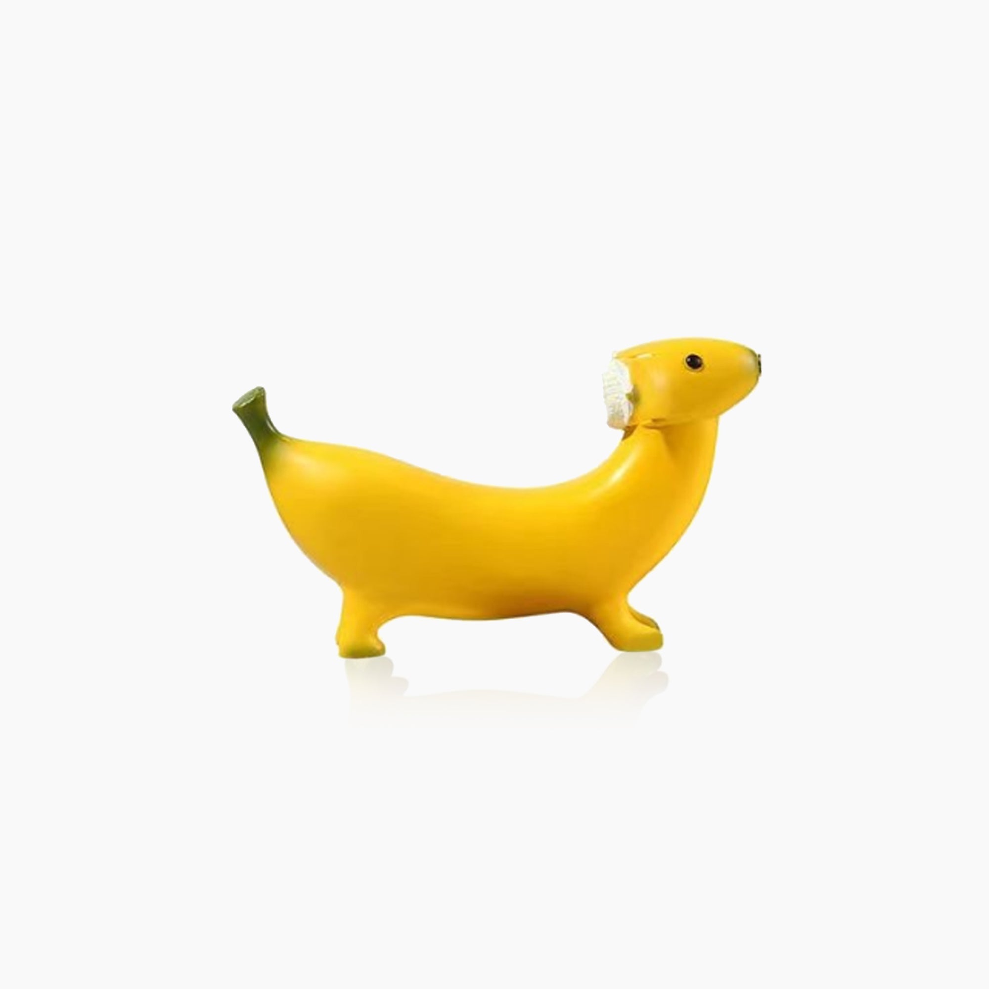 Funny Banana Dog Statue – Quirky Garden Decor