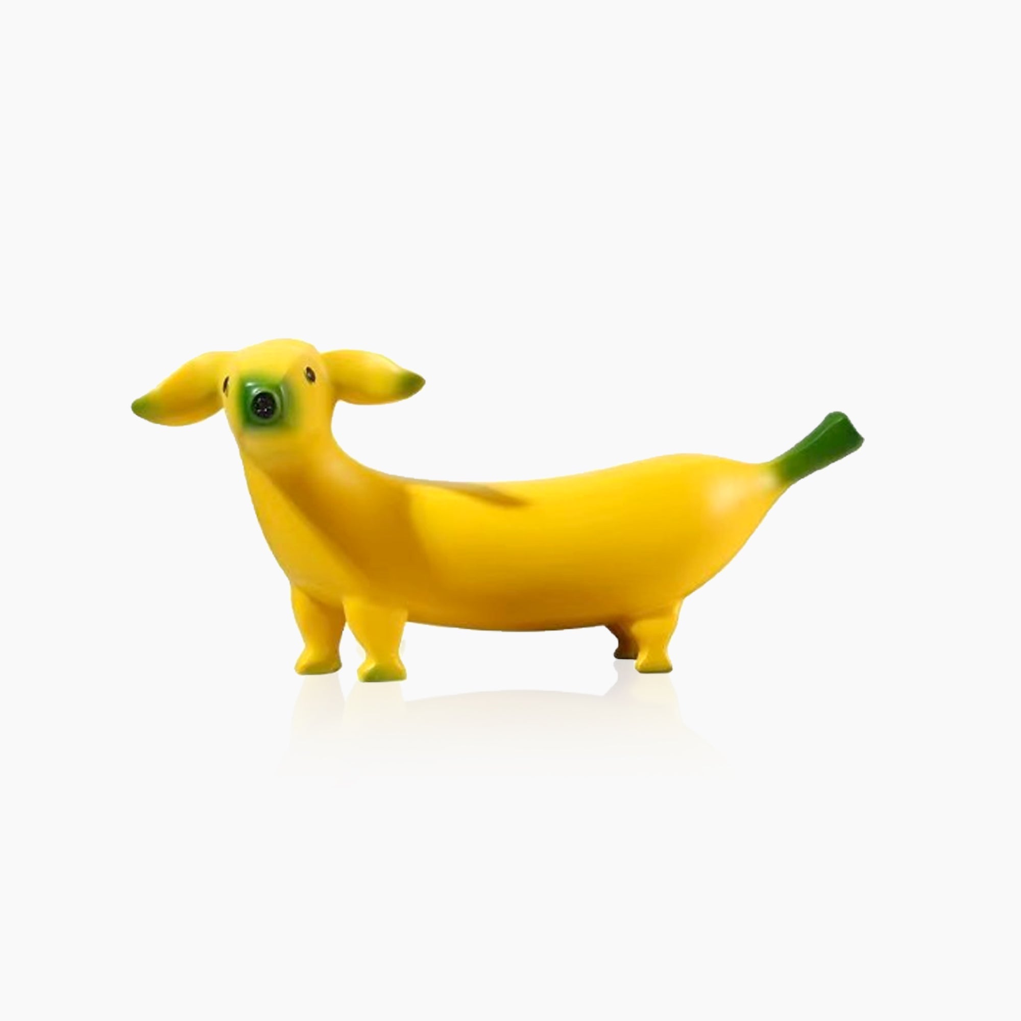 Funny Banana Dog Statue – Quirky Garden Decor
