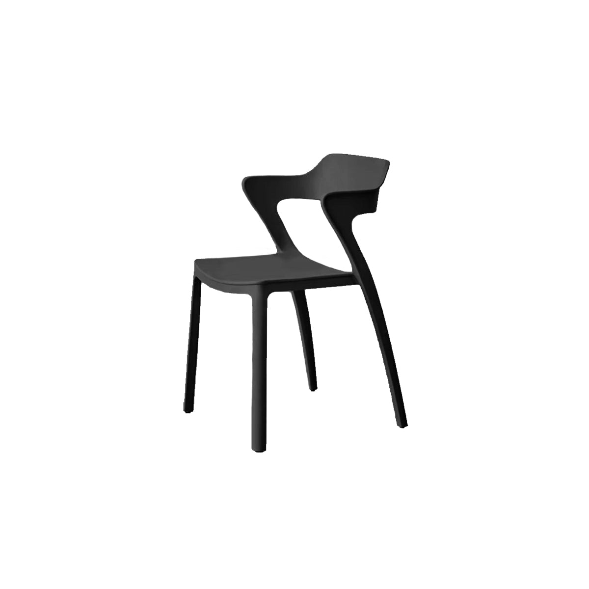 Recycled PP Dining Chair – Nordic Seamless Design