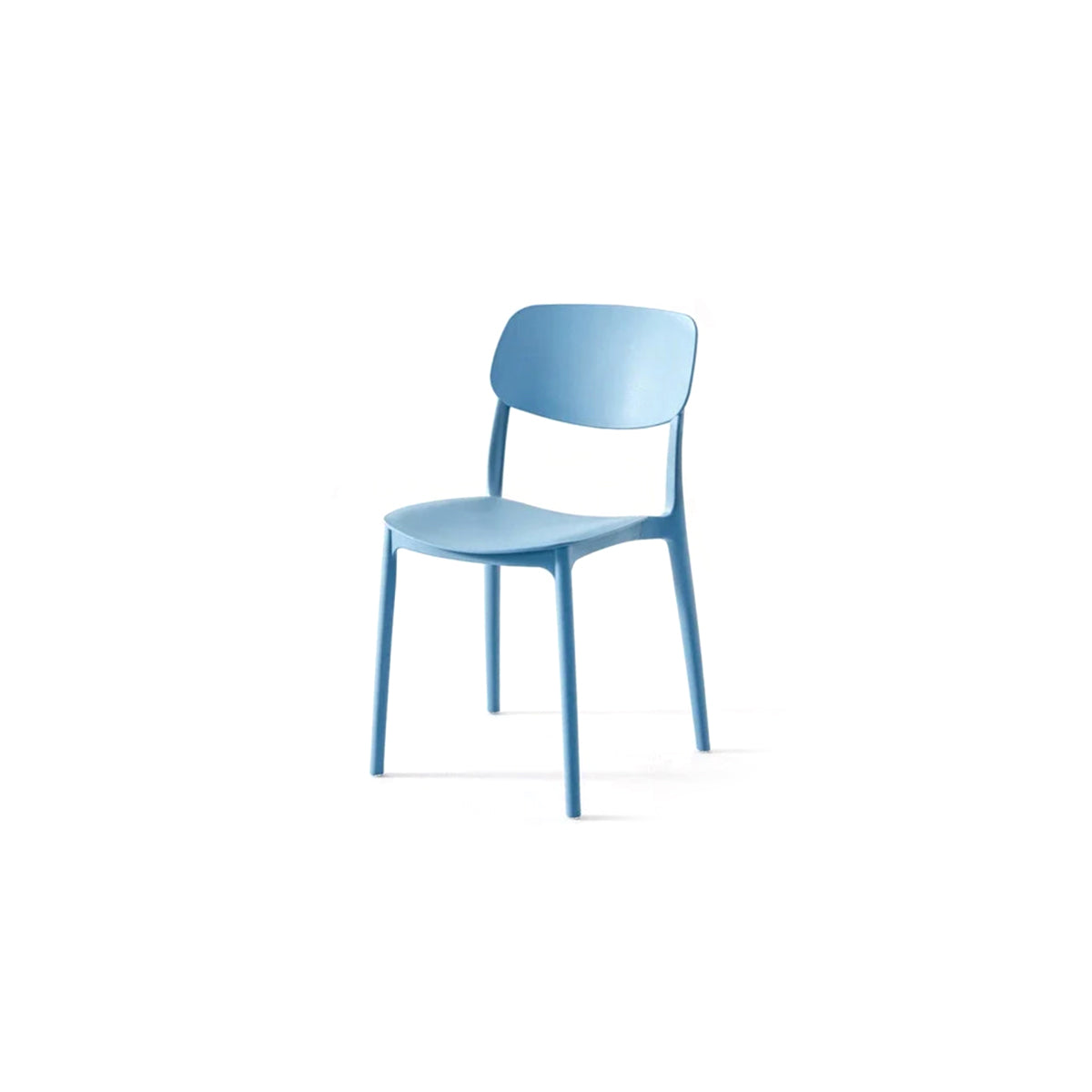 Nordic ABS Dining Chair - Minimalist Plastic Seat