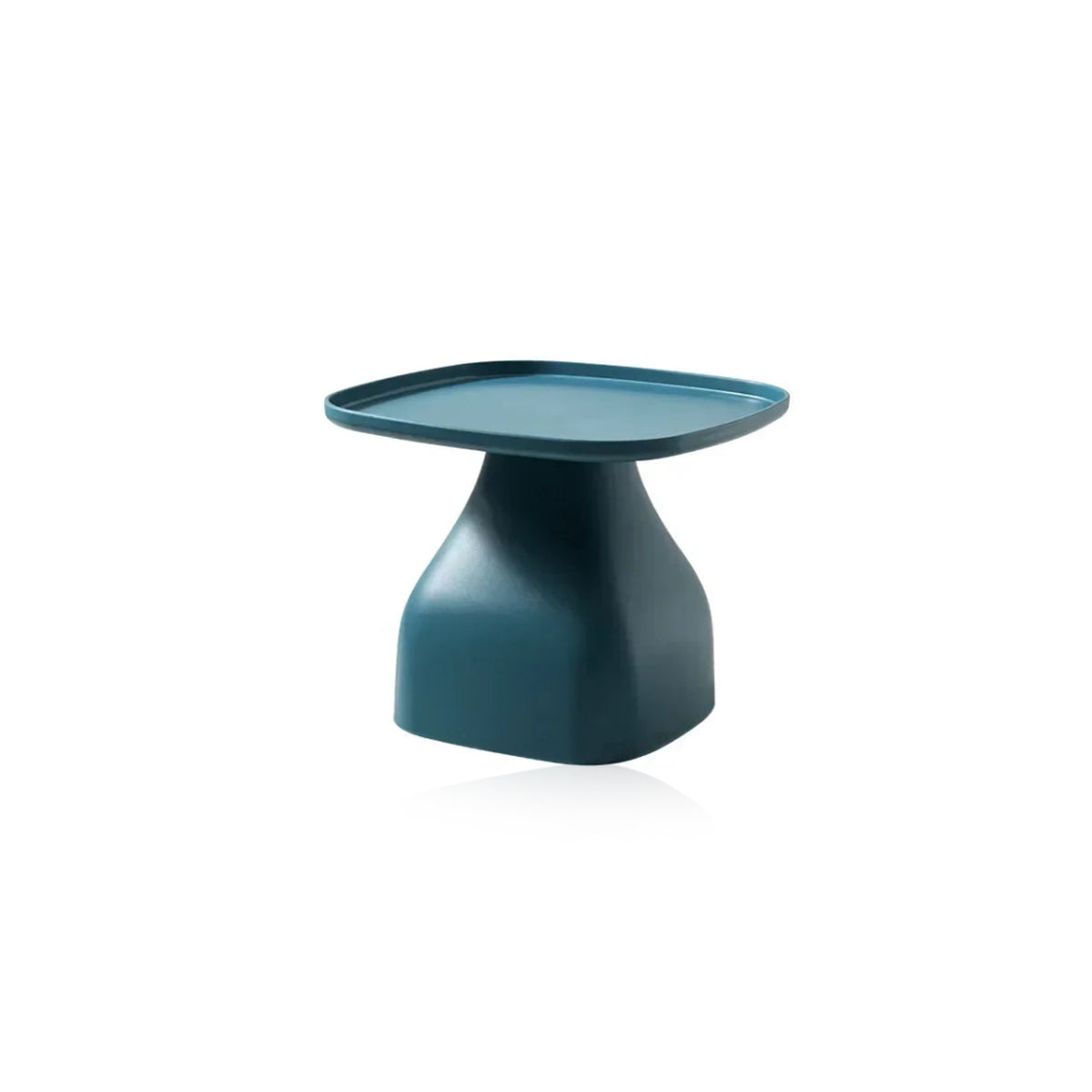 Minimalist Coffee Table - Round Corner Square Durable Plastic Side Table