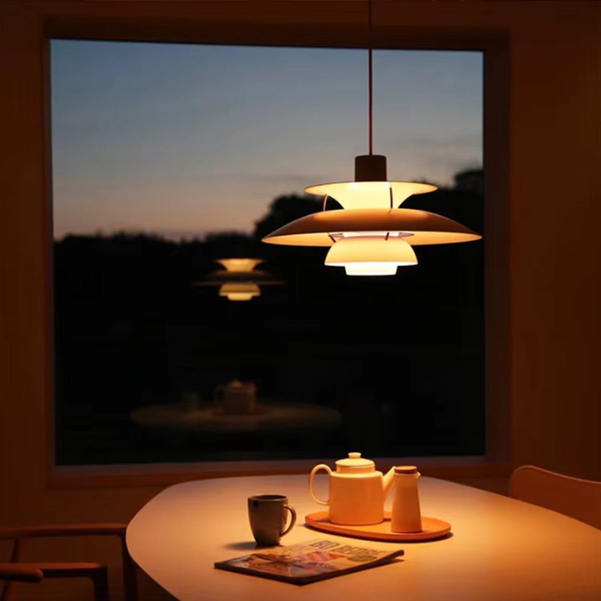 Color Umbrella Ceiling Fixture - Modern Scandinavian Lamp